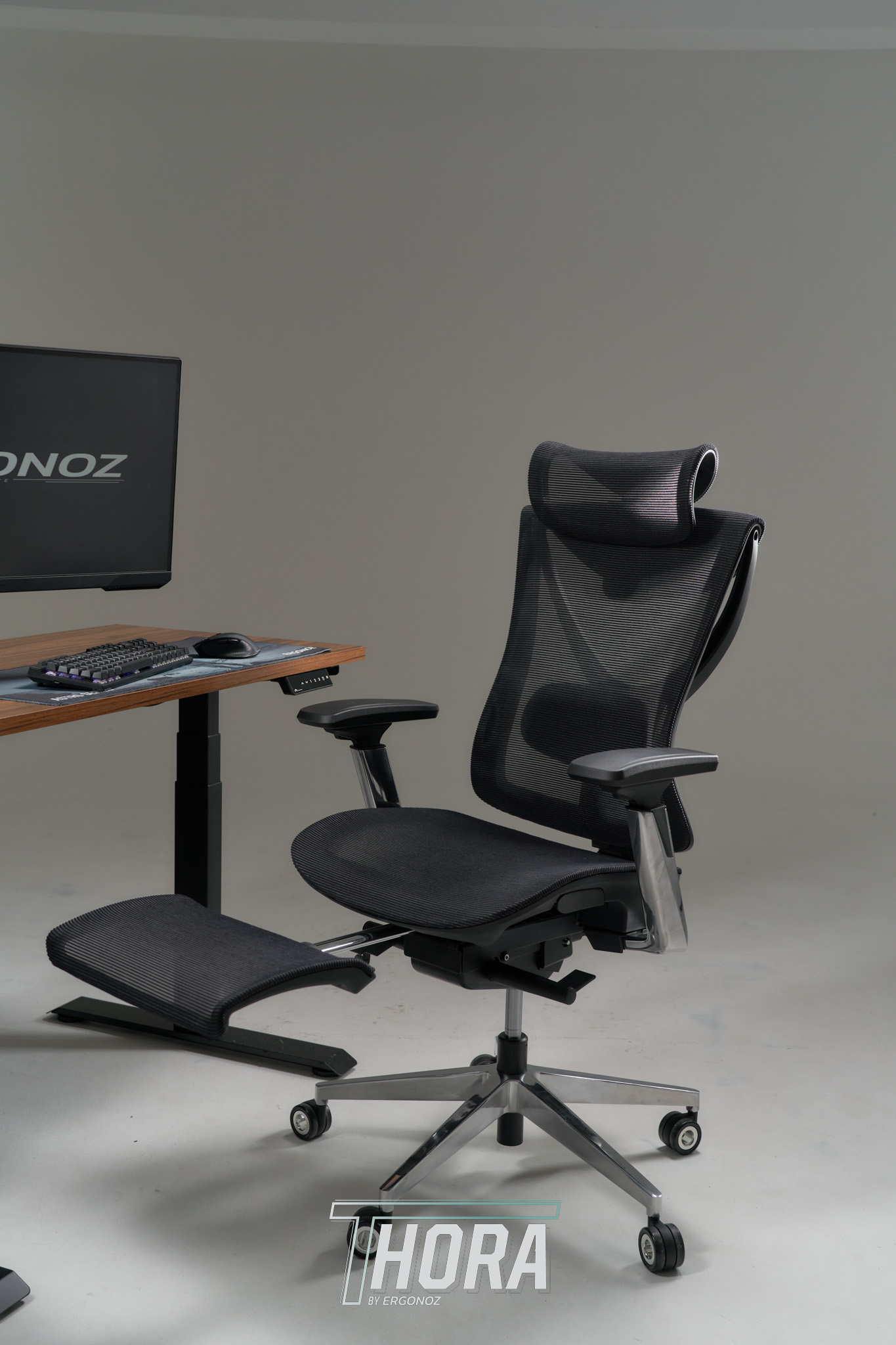 เก้าอี้ทำงาน เก้าอี้สุขภาพ ERGONOZ EGN-THORA-B สีดำ (THORA PROFESSIONAL ERGONOMIC CHAIR)_10